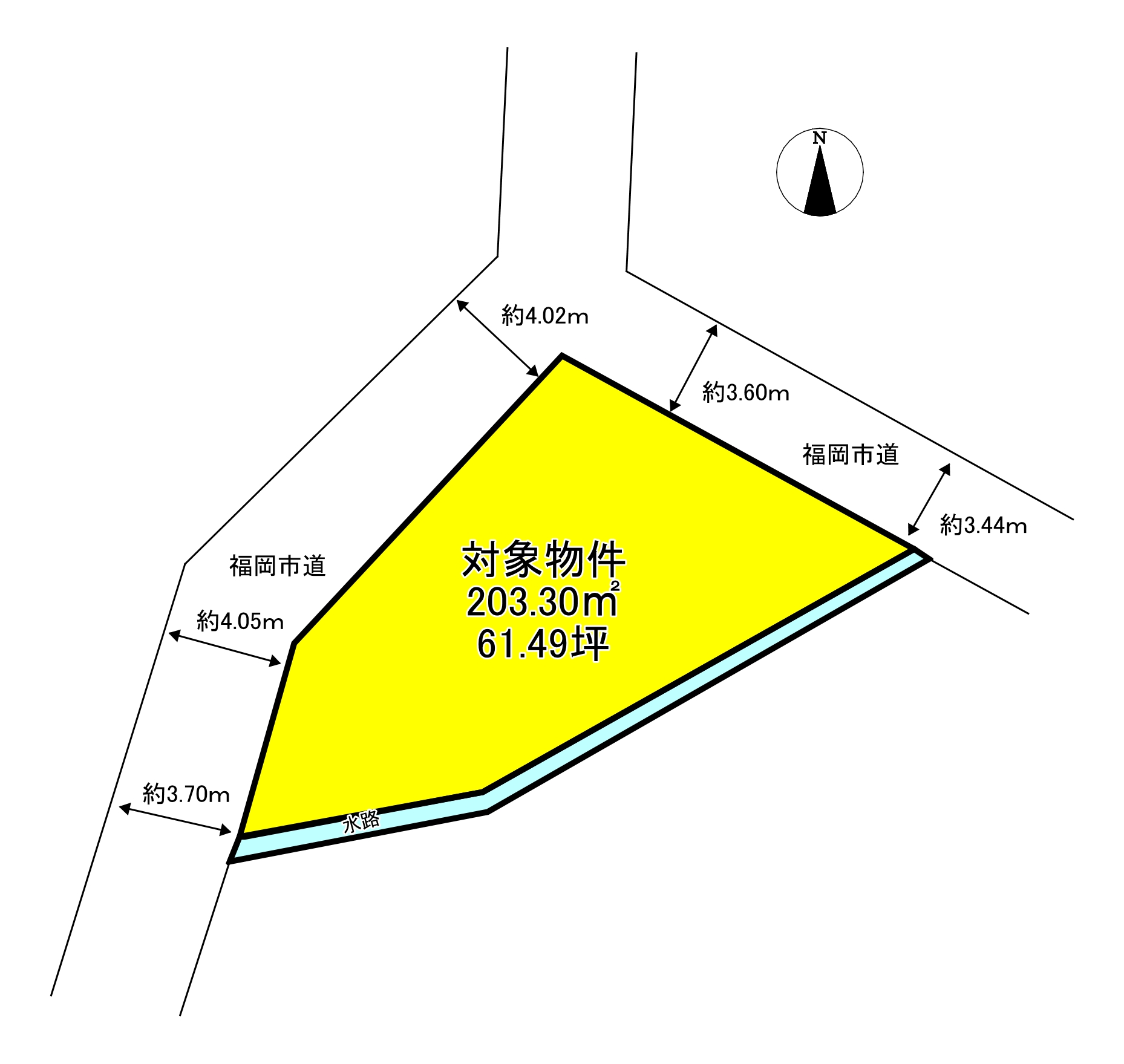地形図(略図) | 金武売地