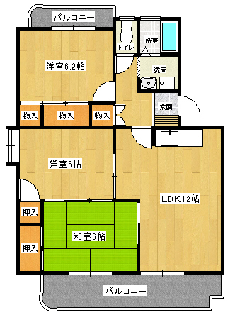 間取り図 | ウオタス有田