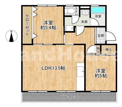 間取り図 | 四箇田団地