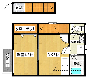 間取り図 | プラティーク次郎丸　　