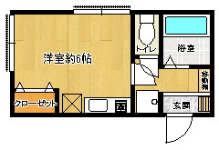 間取り図 | プラティーク野芥　　