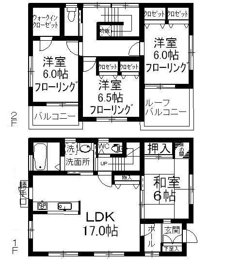 間取り図 | 野方貸家